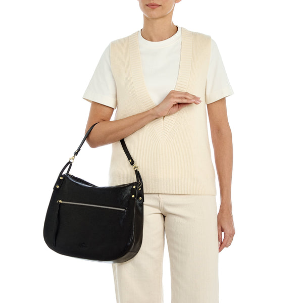 Essenza | Women's shoulder bag in vintage leather