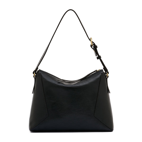 Storia | Sac epaule pour femme en cuir couleur noir