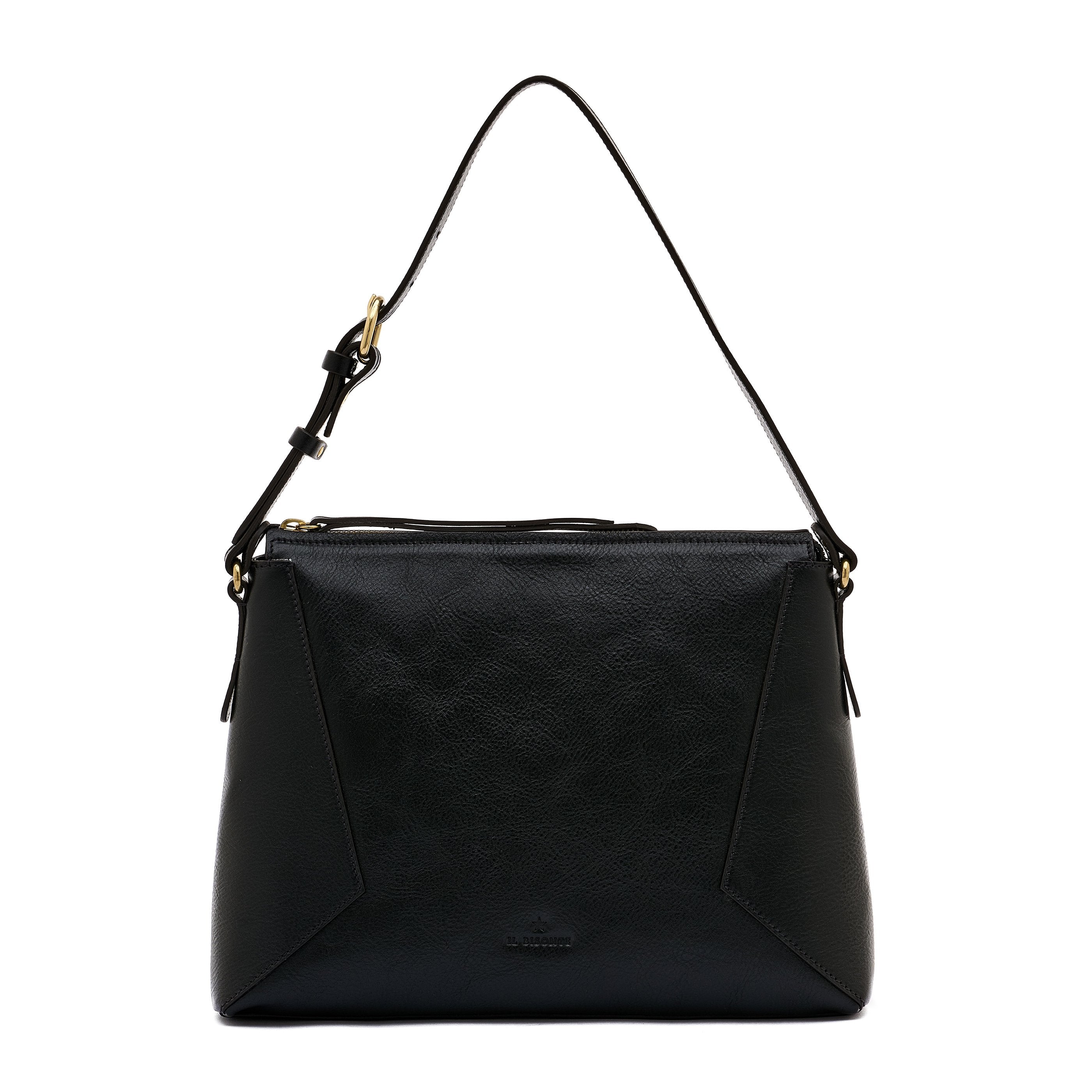Storia | Borsa a spalla da donna in pelle colore nero — 
product detail view
 — 6 of 6
