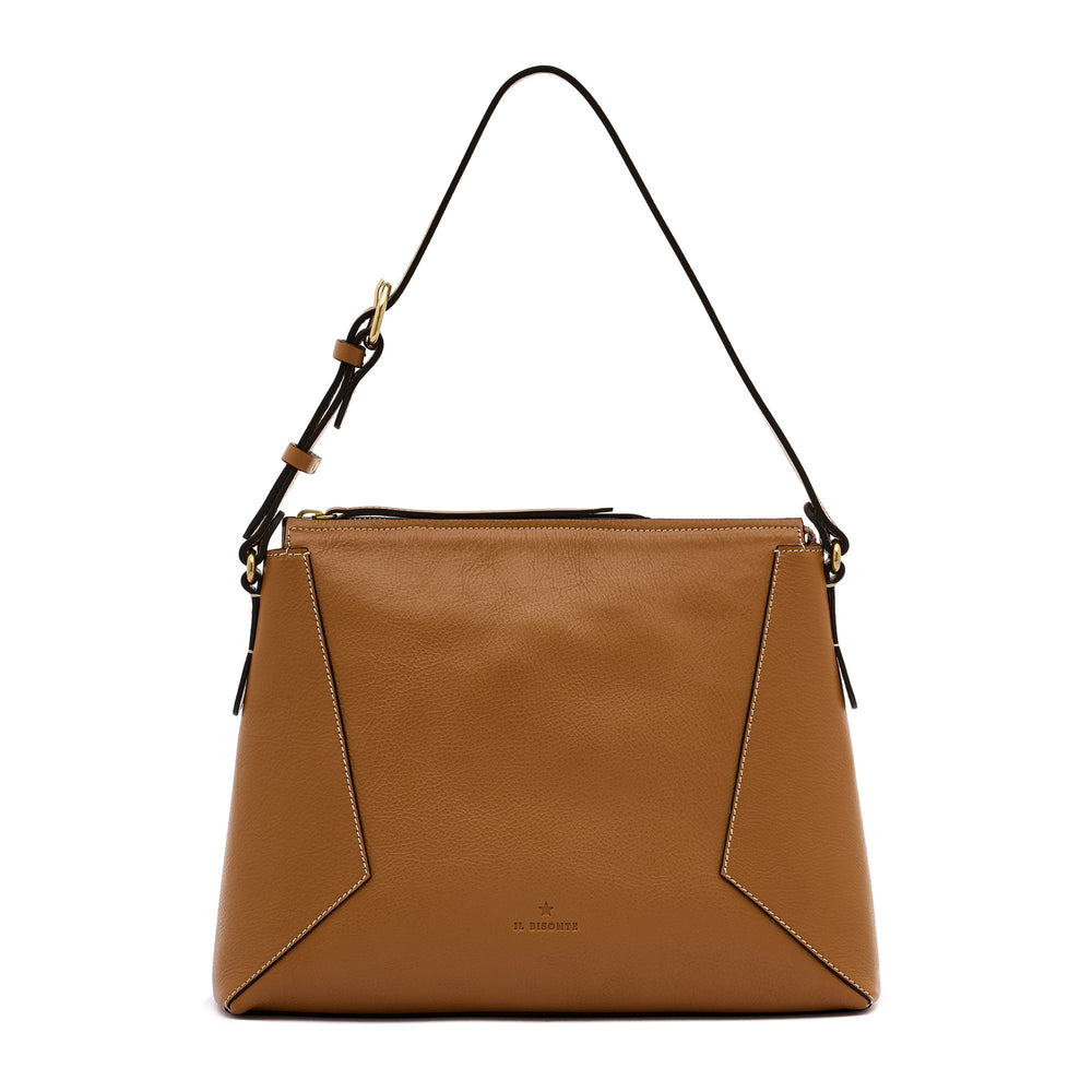 Storia | Sac epaule pour femme en cuir couleur gianduia — 
product detail view
 — 6 of 6