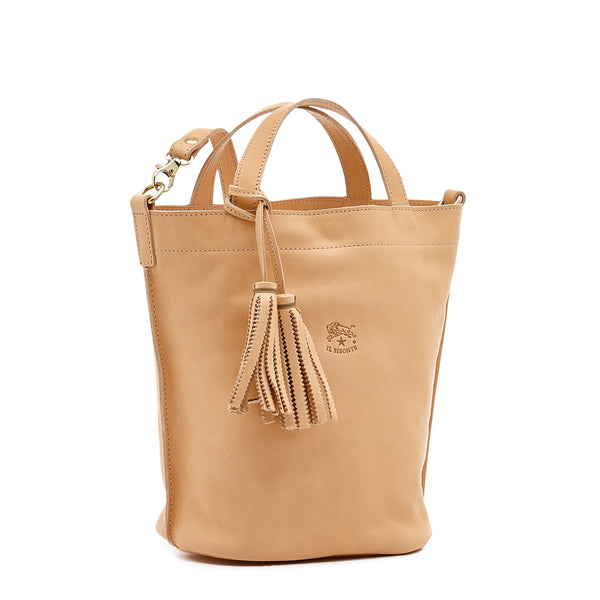 Cristina | Women's Handbag in Leather color Natural