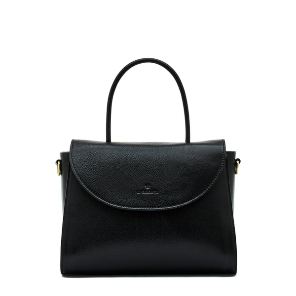 Linea 1978 | Borsa a mano da donna in pelle colore nero