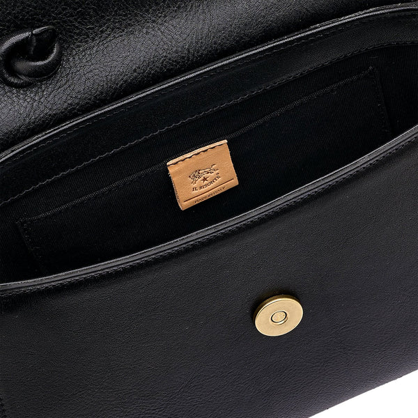 Linea 1978 | Borsa a mano da donna in pelle colore nero