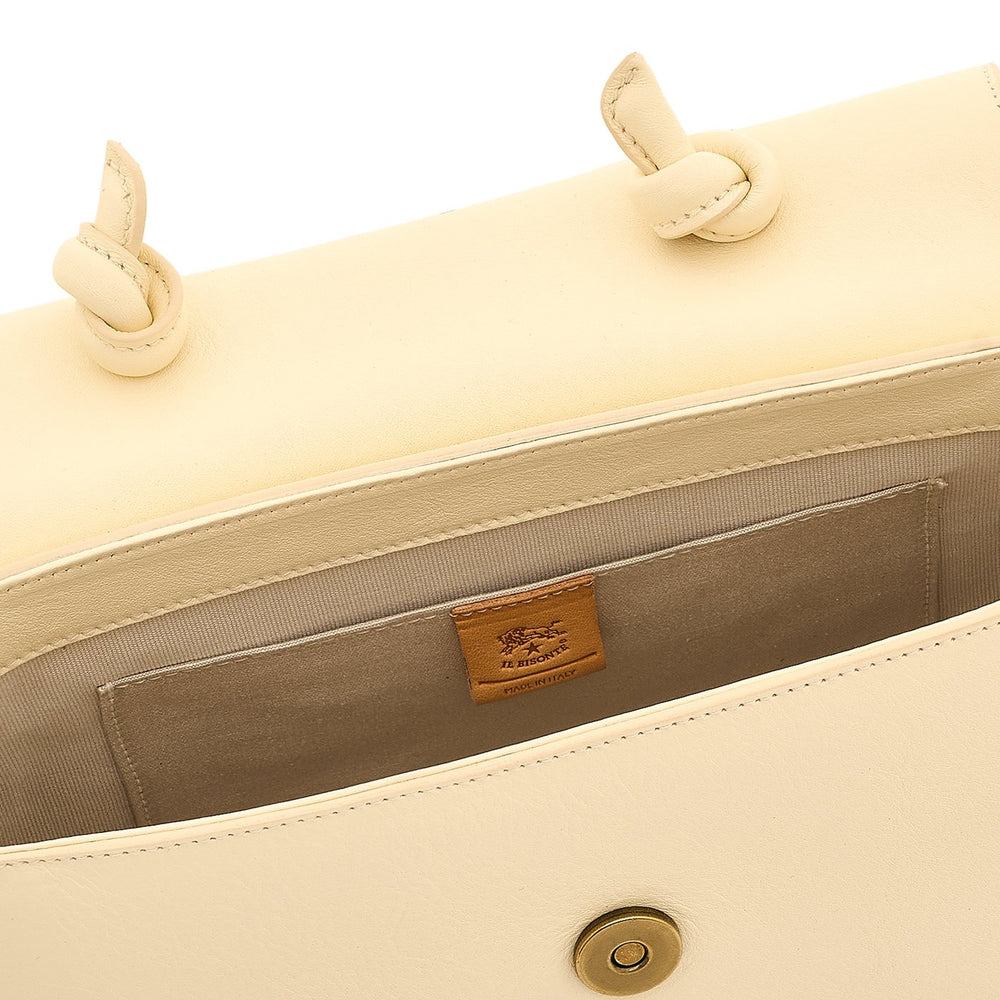 Linea 1978 | Borsa a mano da donna in pelle colore bianco latte