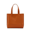 Talamone | Women's tote bag in leather color caramel