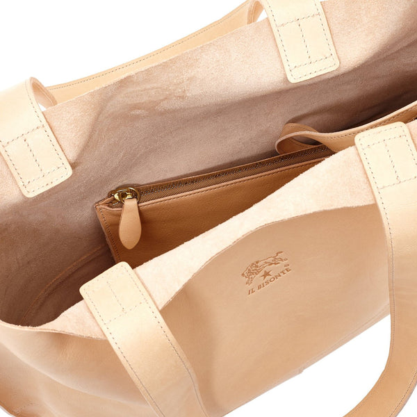 Talamone | Sac fourre-tout pour femme en cuir couleur naturel