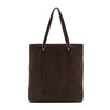 Trebbio | Men's tote bag in vintage leather color coffee