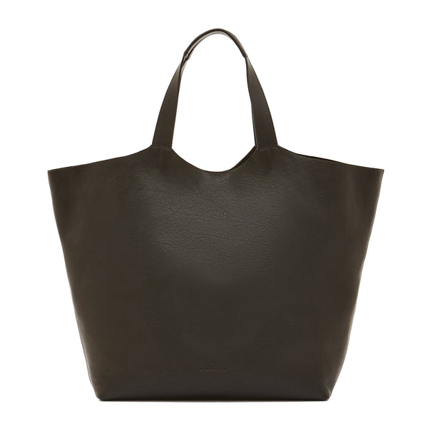 Le laudi | Sac fourre-tout pour femme en cuir vintage couleur noir