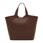Le Laudi | Women's Tote Bag in Vintage Leather color Coffee