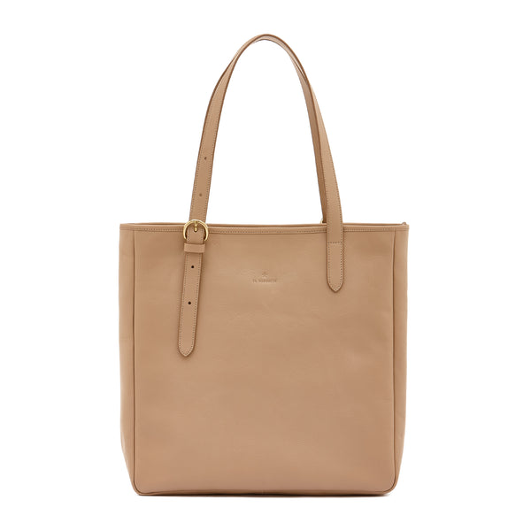 Novecento | Women's tote bag  color caffelatte