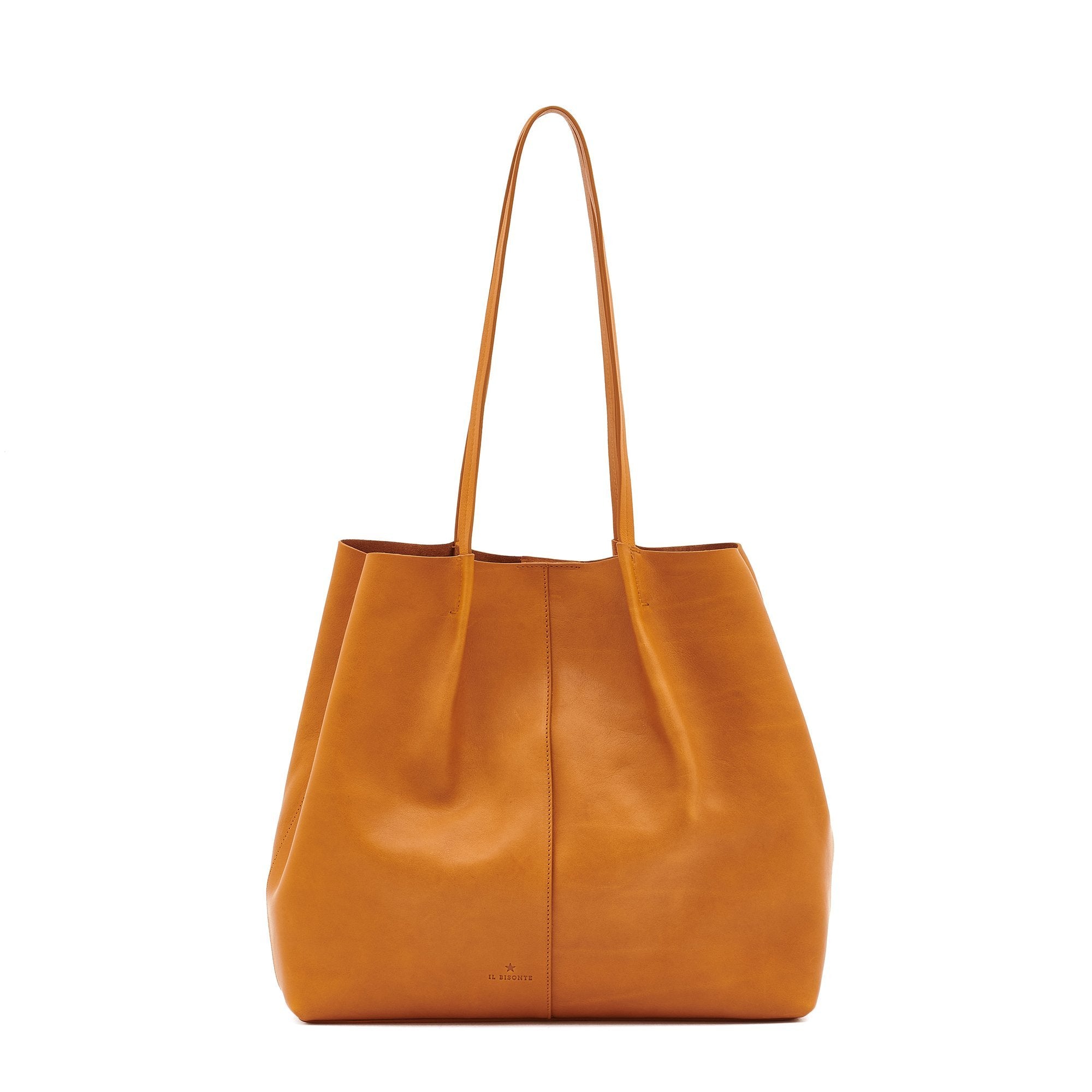 Nina | Women's tote bag in vintage leather color natural