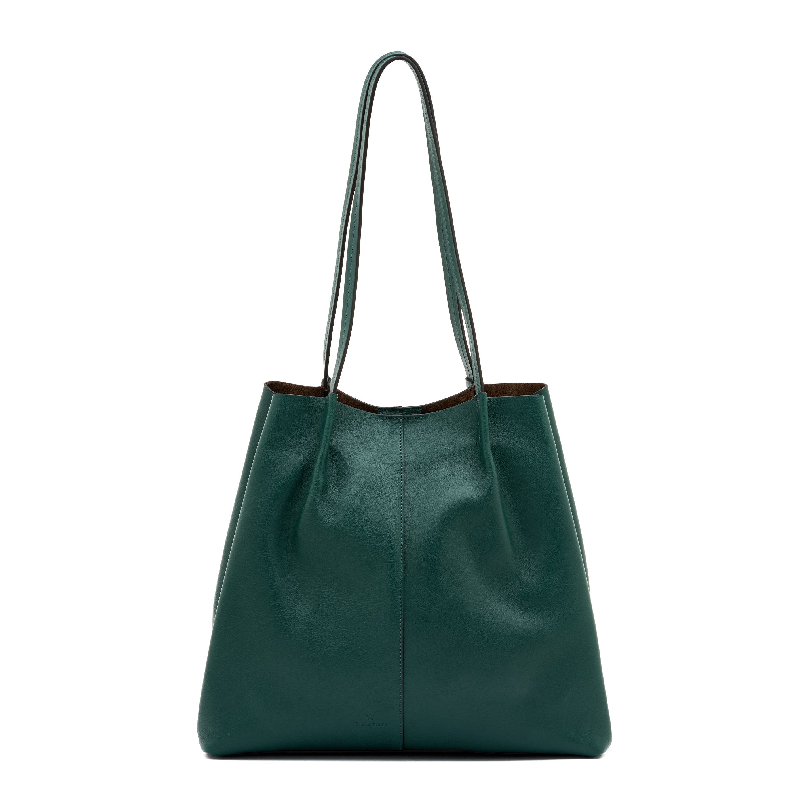 Nina | Shopping da donna in pelle colore verde oleandro — 
back or detail view
 — 4 of 8