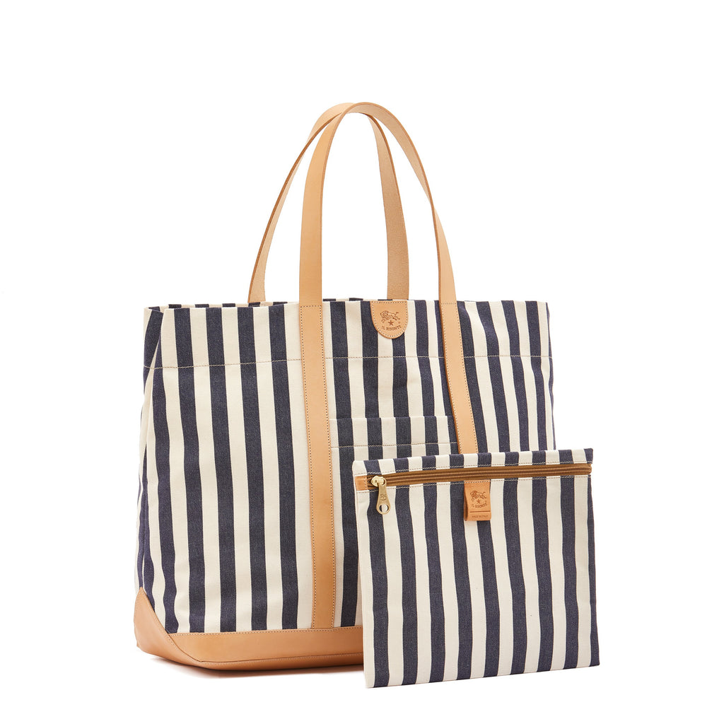 Women's tote bag in fabric color multicolor