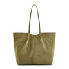 Nina | Sac fourre-tout pour femme en suede couleur bamboo