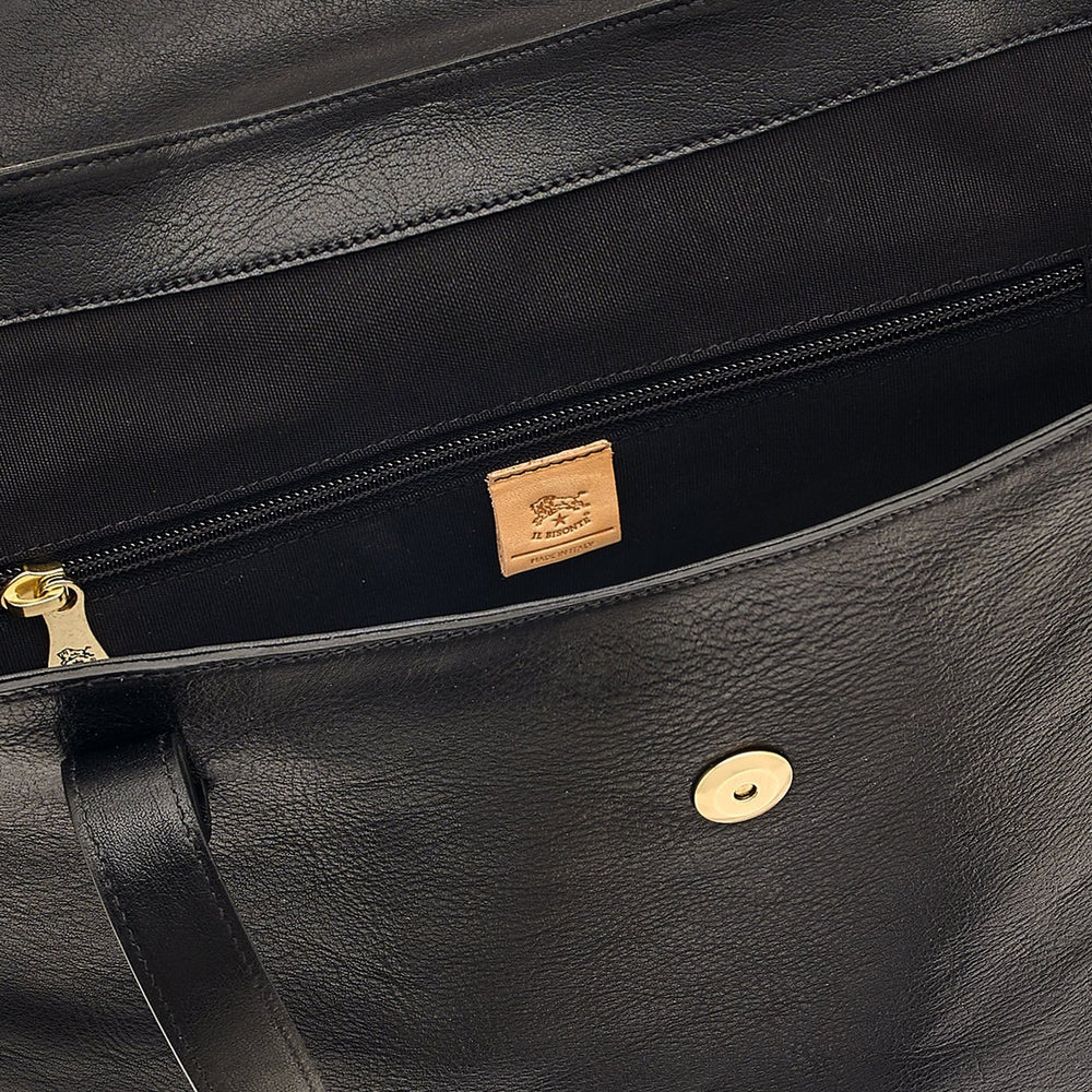 Linea 1978 | Shopping da donna in pelle colore nero