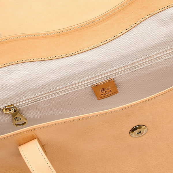 Linea 1978 | Women's tote bag in leather color natural