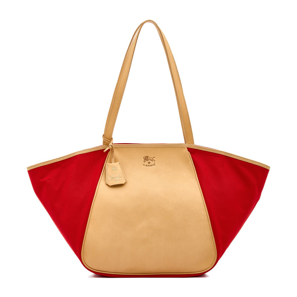 Archive 1970 | Women's tote bag in fabric color red