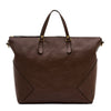 Storia | Women's tote bag in leather color brown tabacco