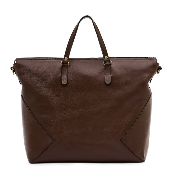 Storia | Sac fourre-tout pour femme en cuir couleur marron tabacco