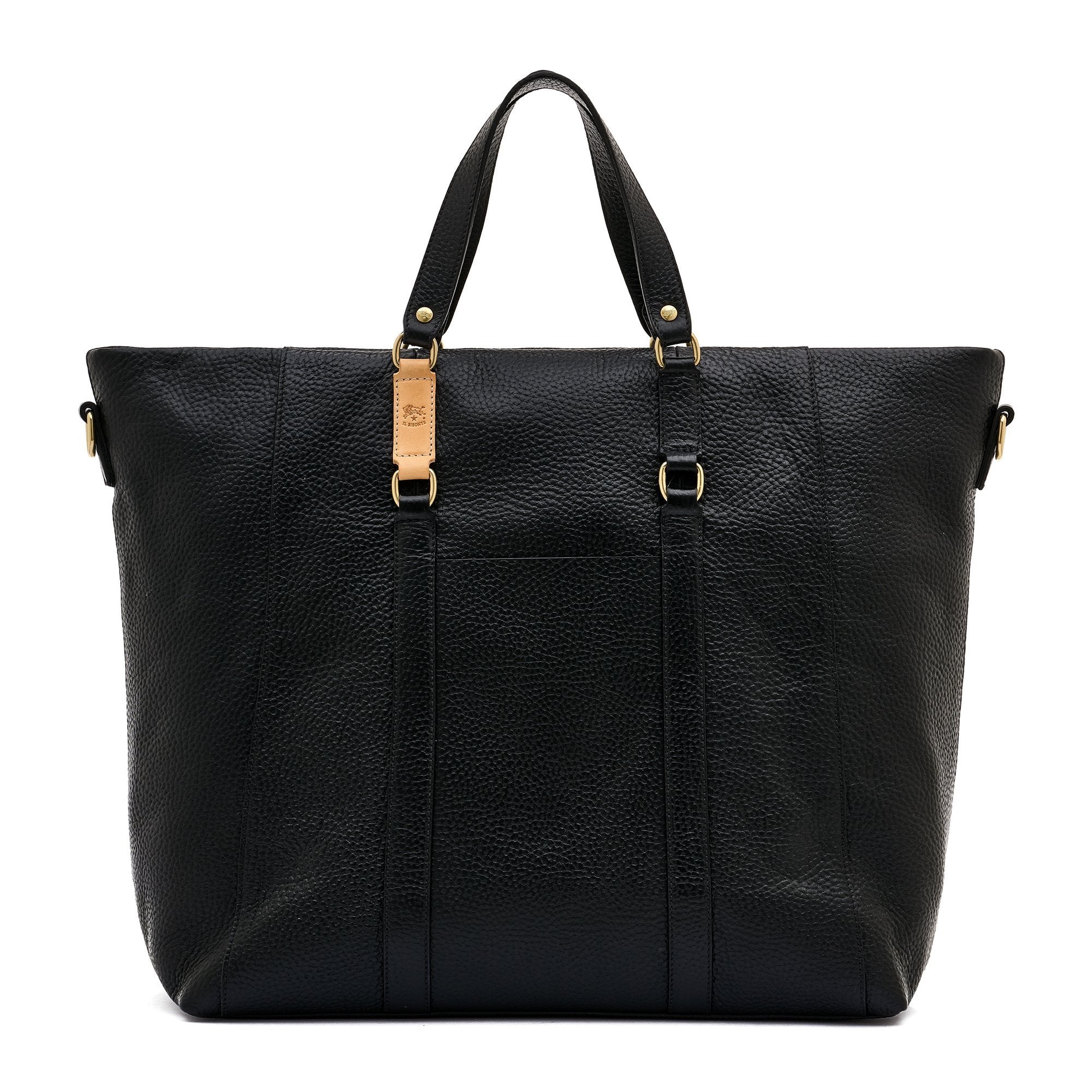 Segno | Shopping da uomo in pelle colore nero — 
front view
 — 1 of 6