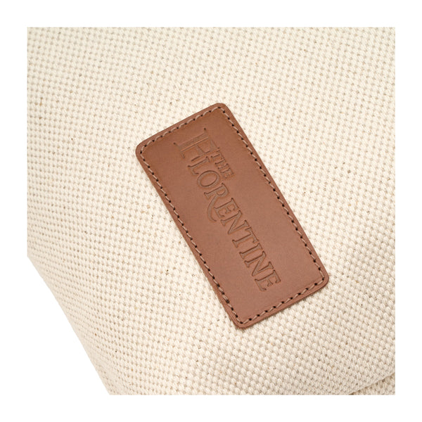 The Florentine Bag | Tote bag  color natural/chocolate