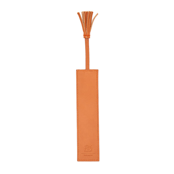 Home | Bookmark in leather color caramel