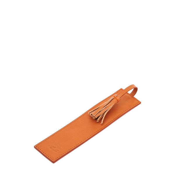 Home | Desk accessory in calf leather color caramel