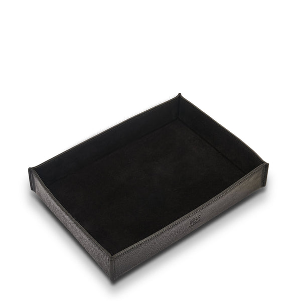 Home | Desk accessory in leather color black