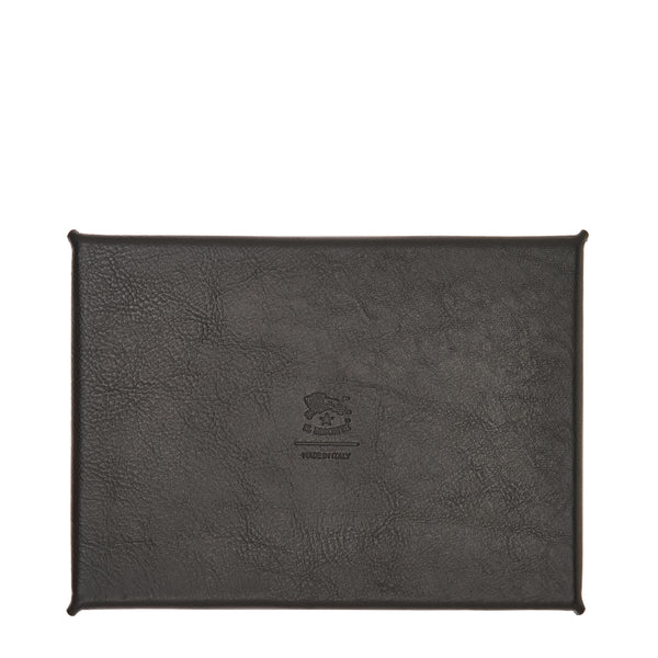 Home | Valet tray in leather color black