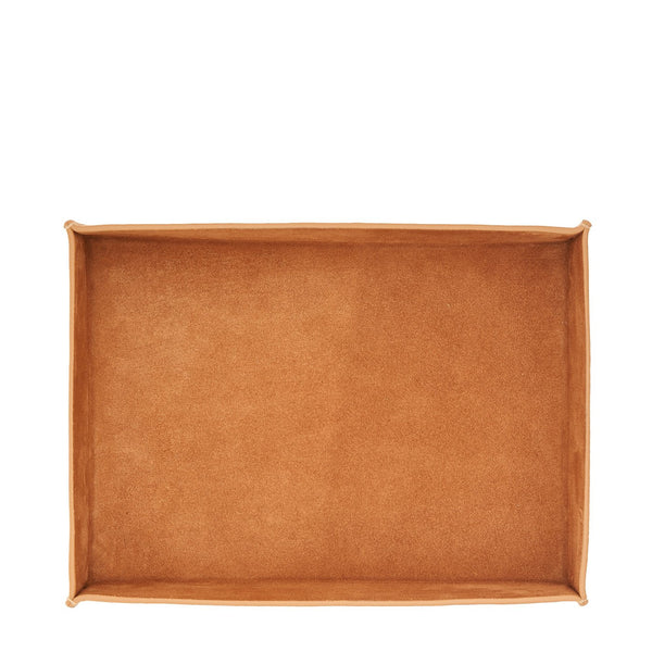 Home | Valet tray in leather color natural