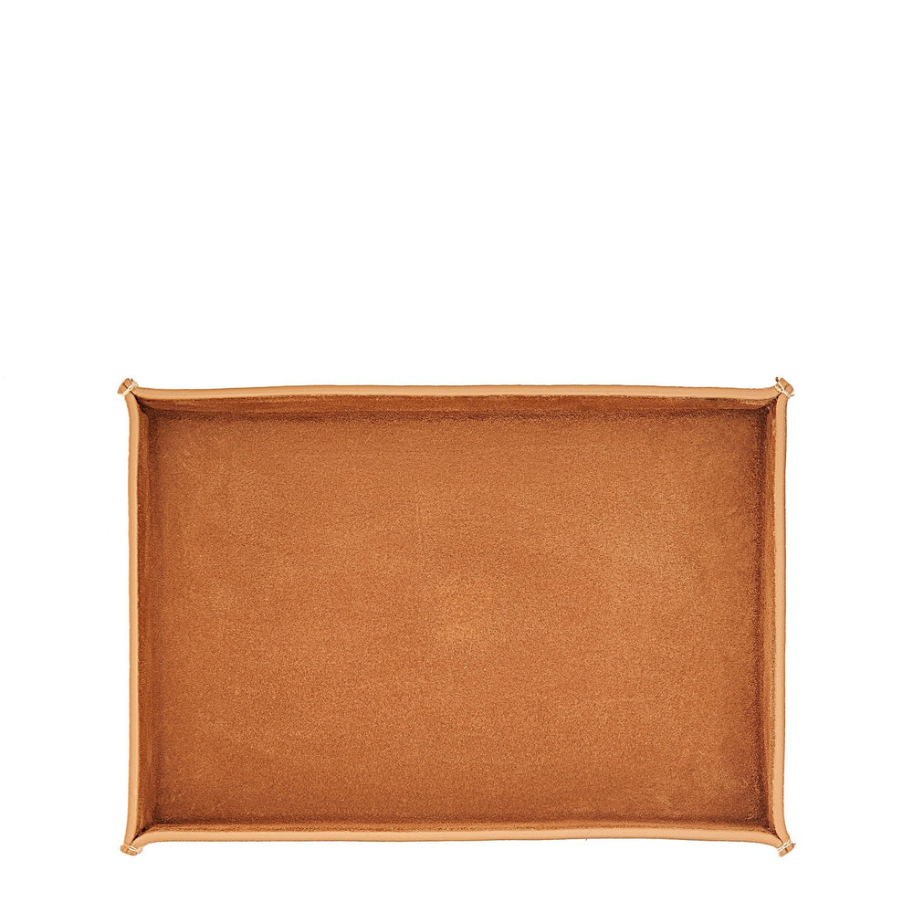 Home | Valet tray in leather color natural