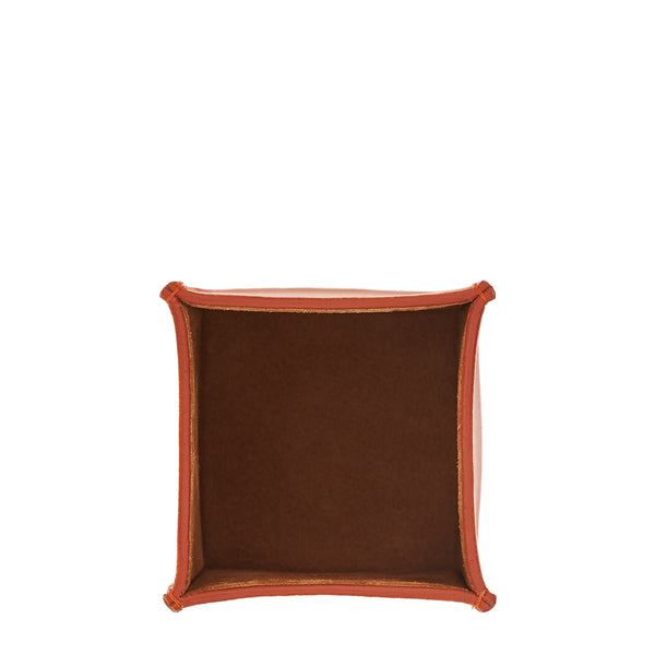 Office & business | Desktop pen holder in leather color caramel