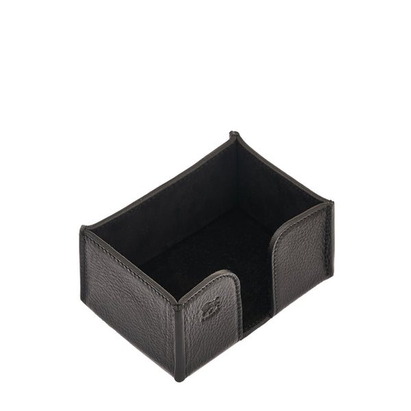 Office & business | Business card holder  in leather color black