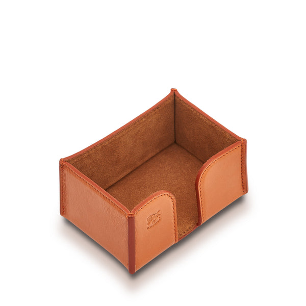 Office & business | Business card holder  in leather color caramel