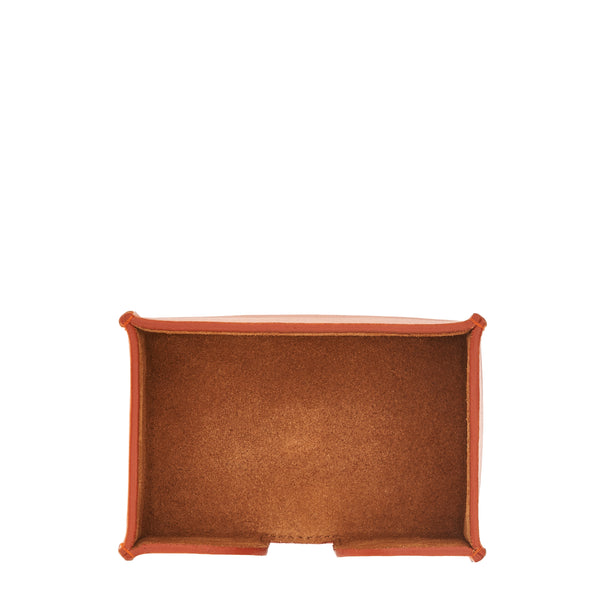 Office & business | Business card holder  in leather color caramel