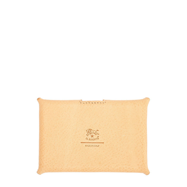 Office & business | Business card holder  in leather color natural