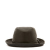 Berlino | Cappello da Uomo in Pelle Invecchiata colore Nero