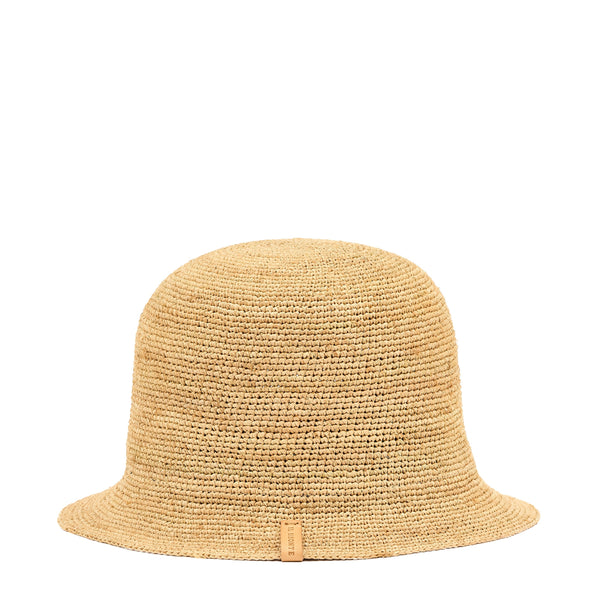 Raffia | Hat in fabric color natural