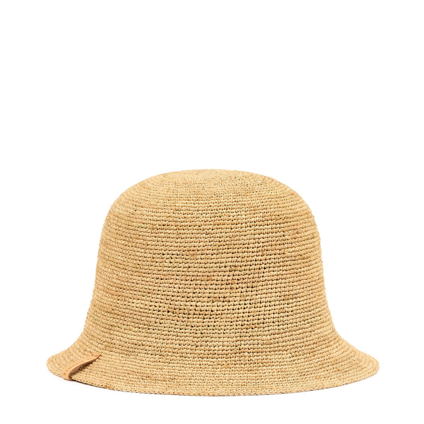 Raffia | Hat in fabric color natural