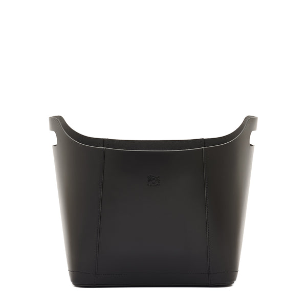 Home | Container in leather color black