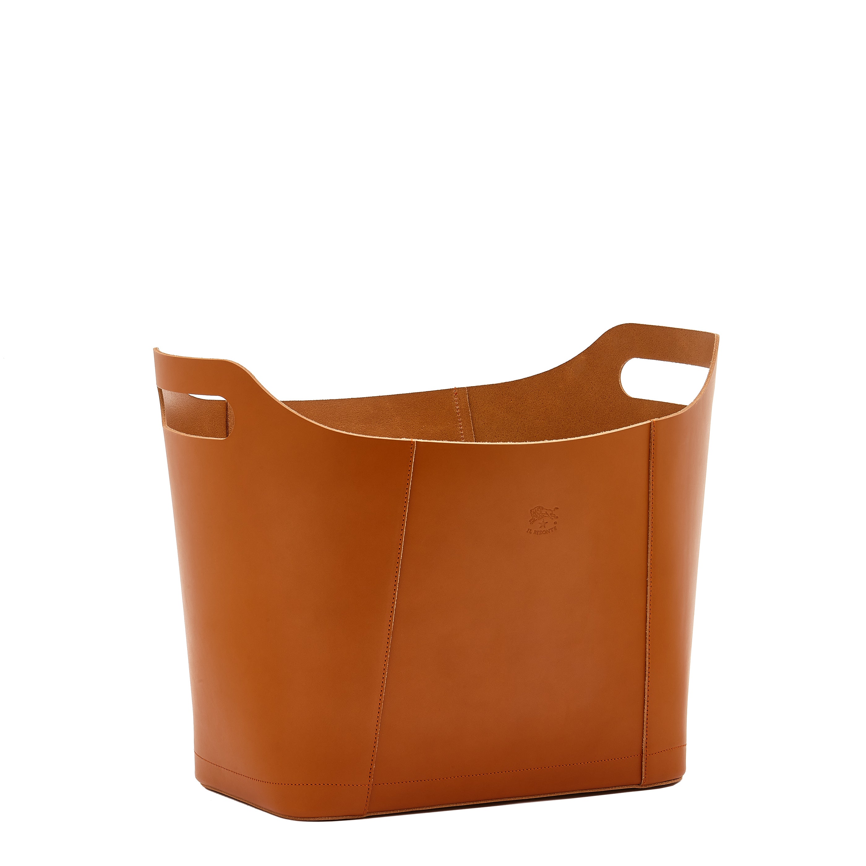Home | Container in leather color caramel