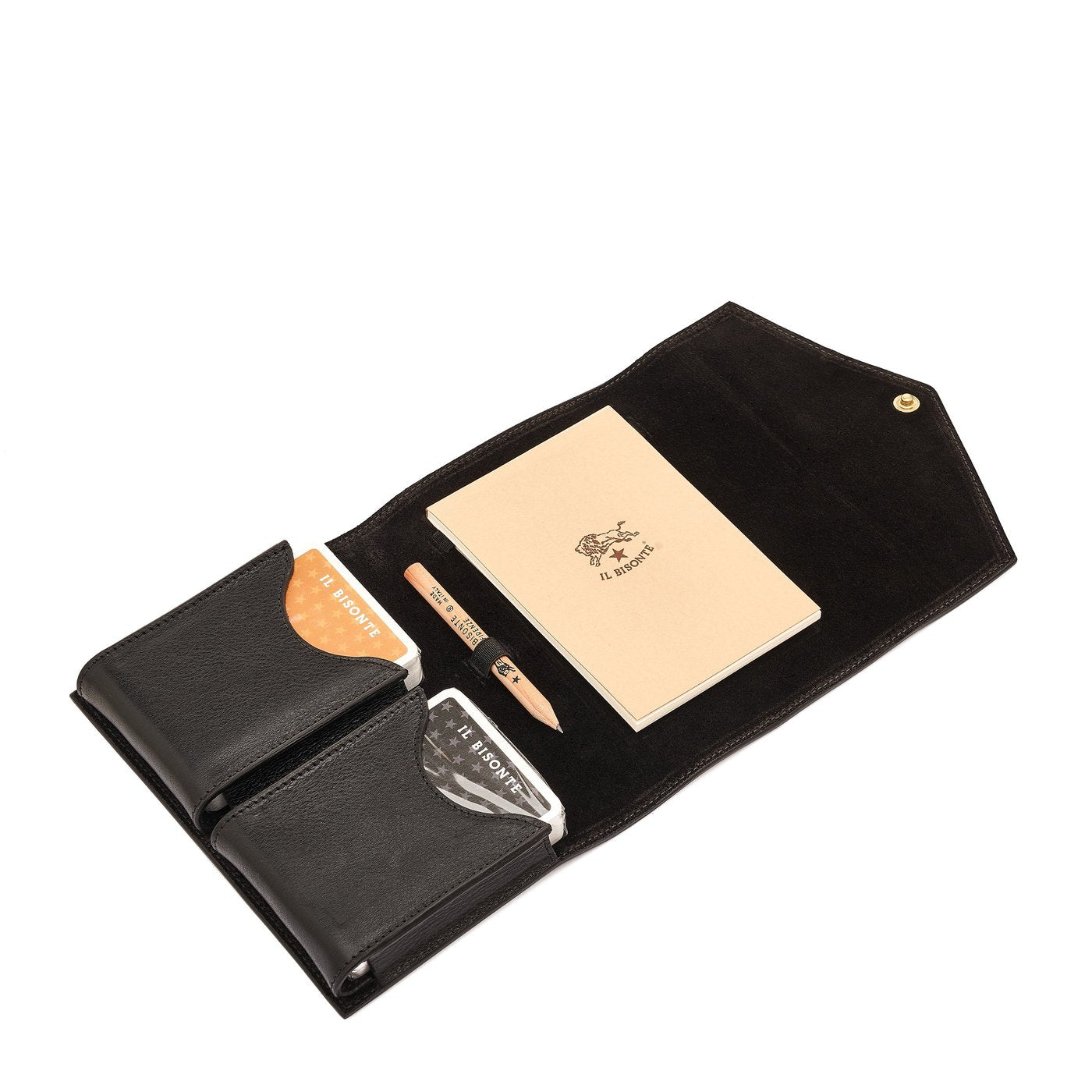 Relaxdays Mescolatore Carte Elettrico - Per 4 Mazzi, Pelle Nera, Standard - Foto 9