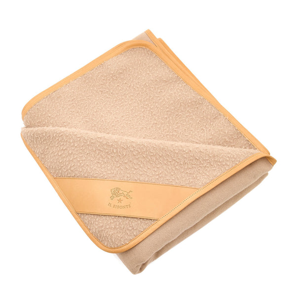 Home | Blanket  color beige/natural — 
side view
