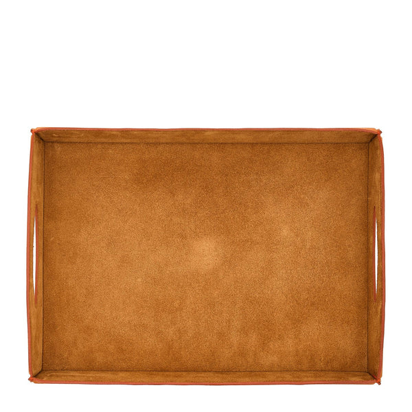 Home | Home accessory in leather color caramel