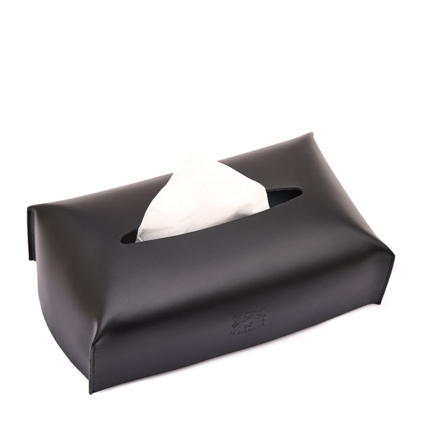 Home | Home accessory in leather color black