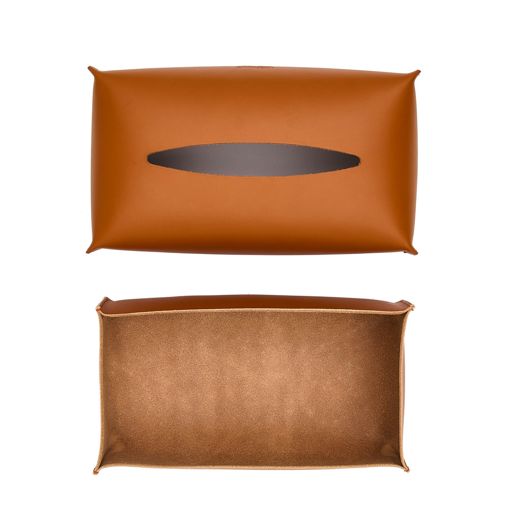 Home | Accessorio per la casa in pelle colore caramello