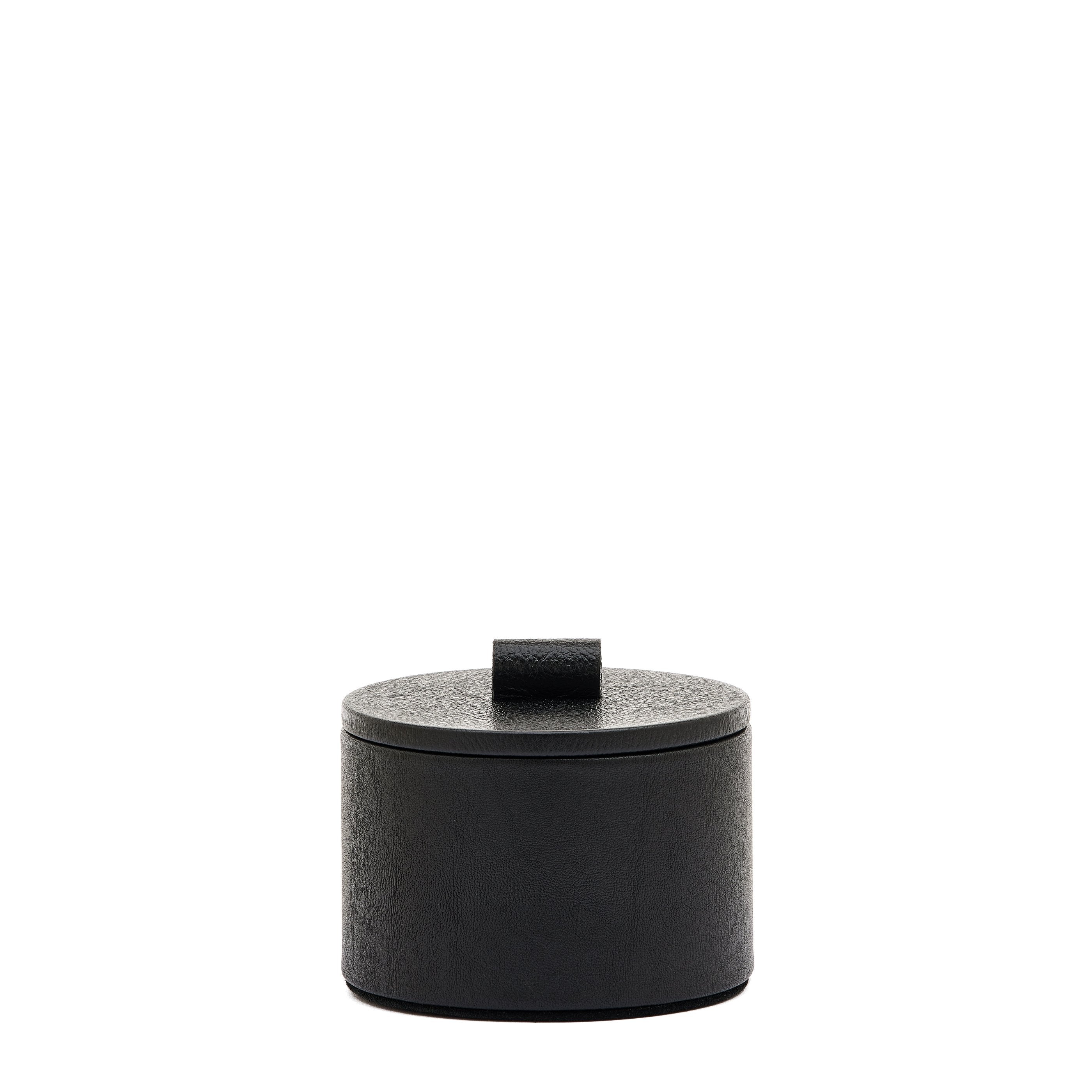 Home | Accessorio per la casa in pelle colore nero