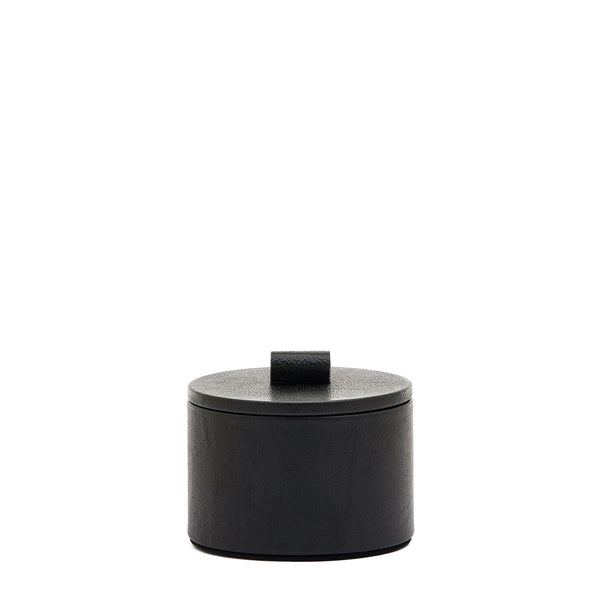 Home | Accessorio per la casa in pelle colore nero