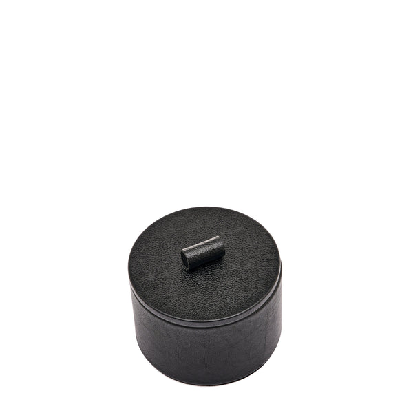 Home | Accessorio per la casa in pelle colore nero