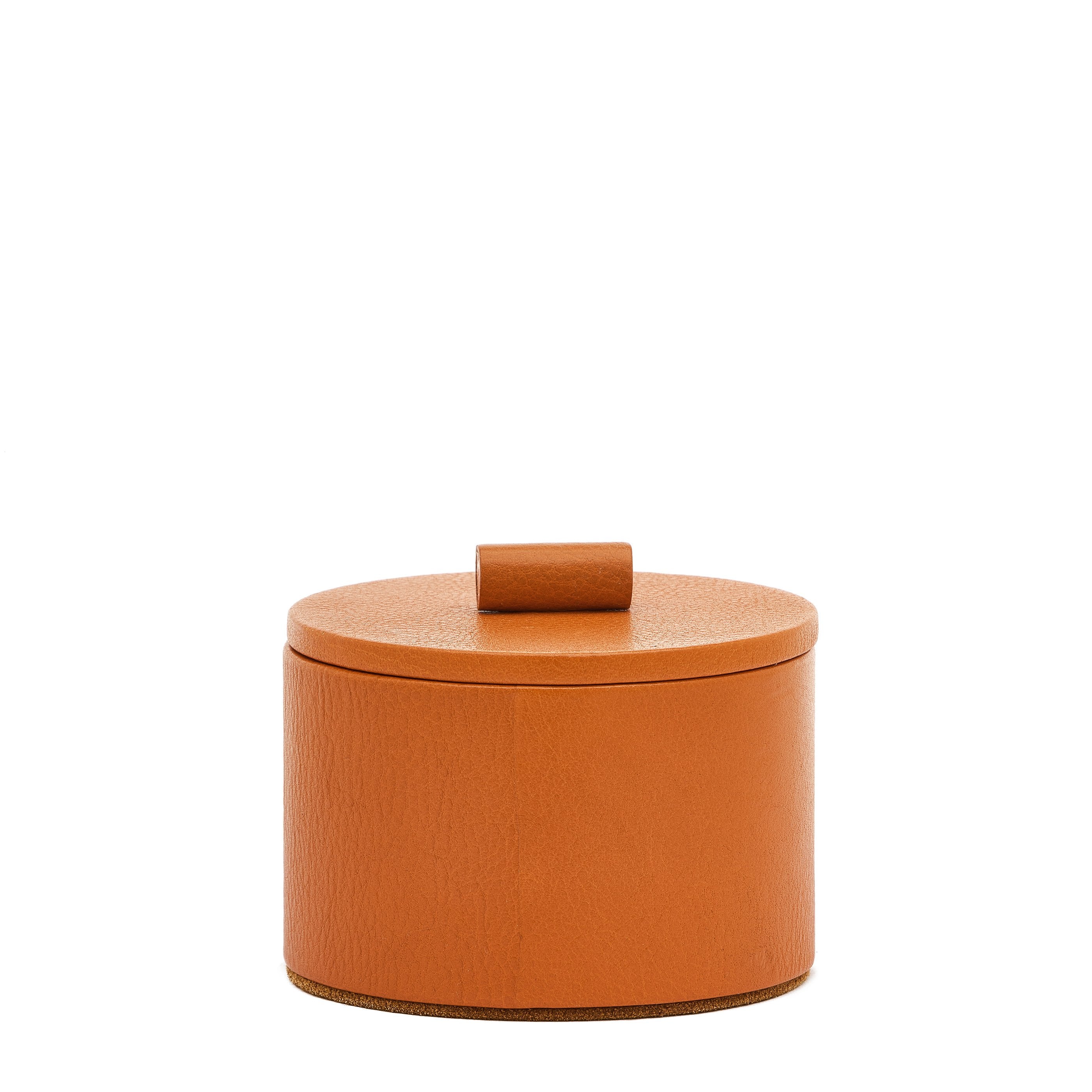 Home | Accessorio per la casa in pelle colore caramello